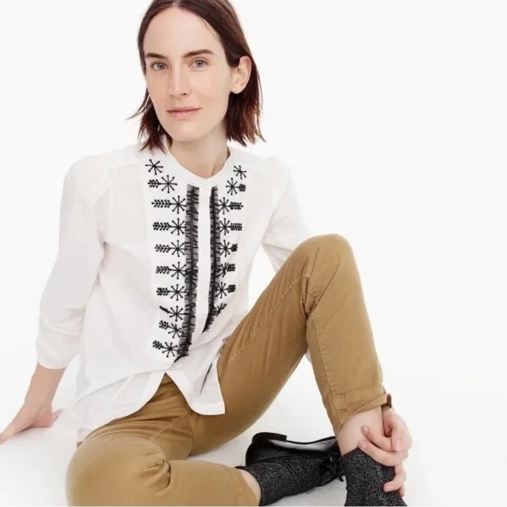 J. Crew Ruffle Shirt - Picture 5 of 5